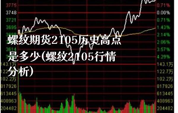 螺纹期货2105历史高点是多少(螺纹2105行情分析)_https://www.xmqjcw.com_期货百科_第1张