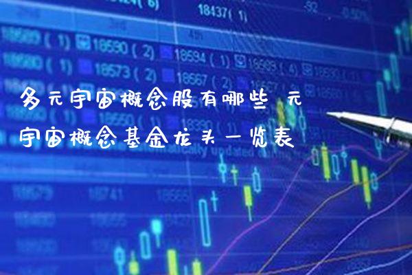 多元宇宙概念股有哪些 元宇宙概念基金龙头一览表_https://www.xmqjcw.com_股票投资_第1张