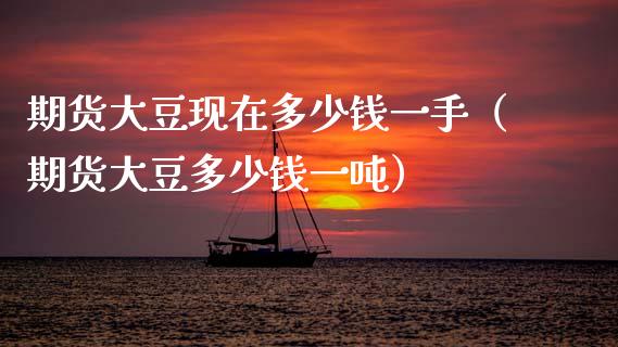 期货大豆现在多少钱一手（期货大豆多少钱一吨）_https://www.xmqjcw.com_期货开户_第1张