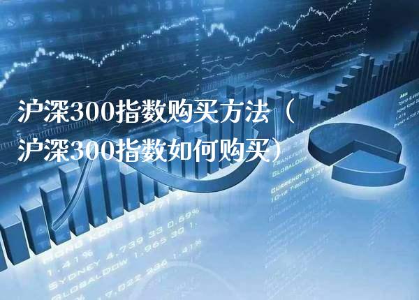沪深300指数购买方法（沪深300指数如何购买）_https://www.xmqjcw.com_期货投资_第1张