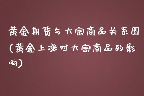 黄金期货与大宗商品关系图(黄金上涨对大宗商品的影响)_https://www.xmqjcw.com_期货百科_第1张
