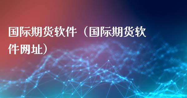 国际期货软件（国际期货软件网址）_https://www.xmqjcw.com_期货直播室_第1张