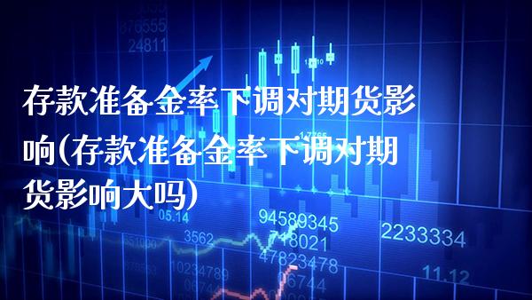 存款准备金率下调对期货影响(存款准备金率下调对期货影响大吗)_https://www.xmqjcw.com_期货百科_第1张