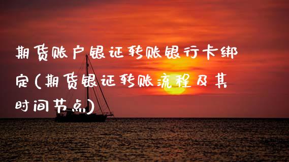 期货账户银证转账银行卡绑定(期货银证转账流程及其时间节点)_https://www.xmqjcw.com_期货直播室_第1张