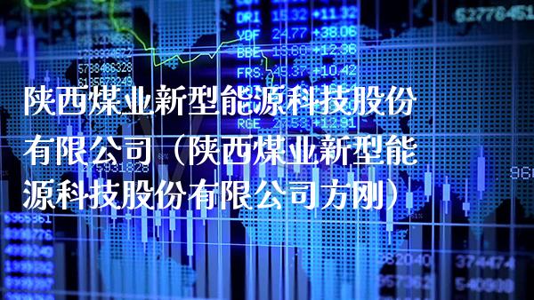 陕西煤业新型能源科技股份有限公司（陕西煤业新型能源科技股份有限公司方刚）_https://www.xmqjcw.com_期货直播室_第1张