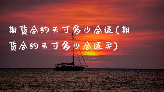 期货合约头寸多少合适(期货合约头寸多少合适买)_https://www.xmqjcw.com_期货百科_第1张