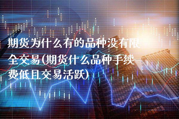期货为什么有的品种没有限全交易(期货什么品种手续费低且交易活跃)_https://www.xmqjcw.com_期货百科_第1张