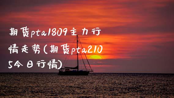 期货pta1809主力行情走势(期货pta2105今日行情)_https://www.xmqjcw.com_期货百科_第1张