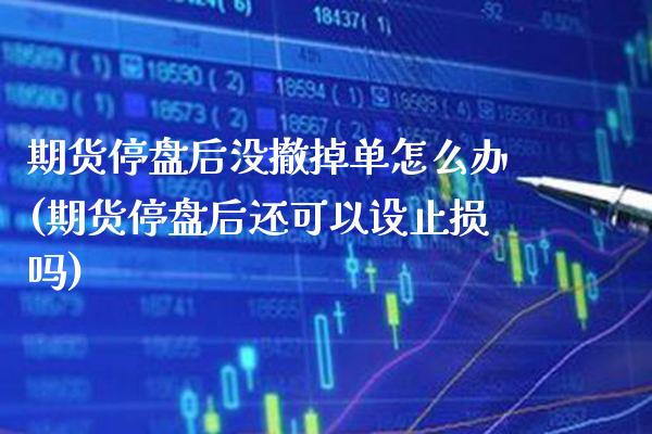 期货停盘后没撤掉单怎么办(期货停盘后还可以设止损吗)_https://www.xmqjcw.com_期货行情_第1张