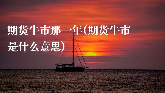 期货牛市那一年(期货牛市是什么意思)_https://www.xmqjcw.com_期货百科_第1张
