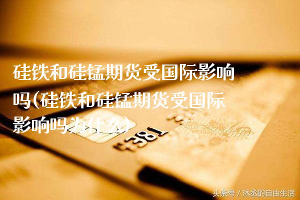 硅铁和硅锰期货受国际影响吗(硅铁和硅锰期货受国际影响吗为什么)_https://www.xmqjcw.com_期货投资_第1张