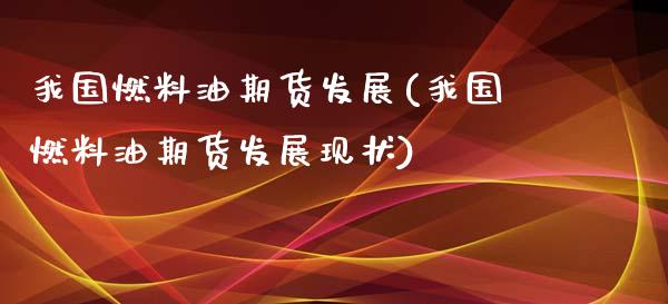 我国燃料油期货发展(我国燃料油期货发展现状)_https://www.xmqjcw.com_期货行情_第1张