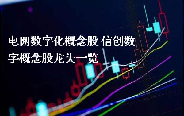 电网数字化概念股 信创数字概念股龙头一览_https://www.xmqjcw.com_股票投资_第1张