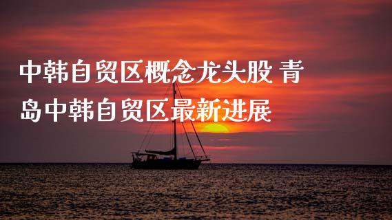中韩自贸区概念龙头股 青岛中韩自贸区最新进展_https://www.xmqjcw.com_股票投资_第1张