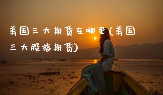 美国三大期货在哪里(美国三大股指期货)_https://www.xmqjcw.com_期货百科_第1张