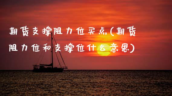 期货支撑阻力位买点(期货阻力位和支撑位什么意思)_https://www.xmqjcw.com_期货投资_第1张