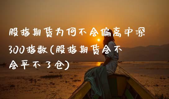 股指期货为何不会偏离沪深300指数(股指期货会不会平不了仓)_https://www.xmqjcw.com_期货百科_第1张