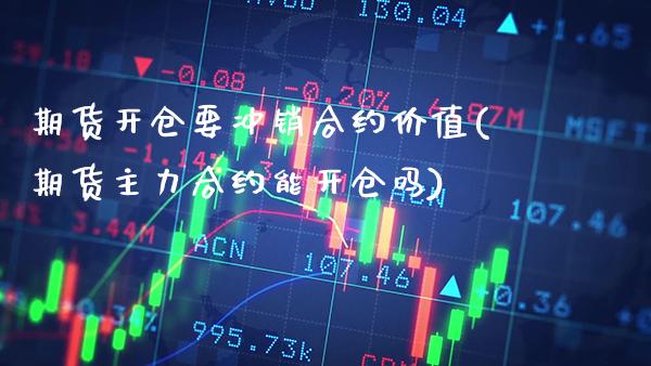 期货开仓要冲销合约价值(期货主力合约能开仓吗)_https://www.xmqjcw.com_期货行情_第1张