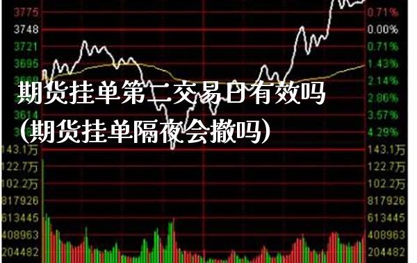 期货挂单第二交易日有效吗(期货挂单隔夜会撤吗)_https://www.xmqjcw.com_基金理财_第1张