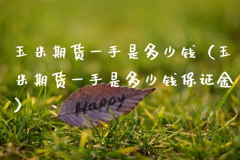 玉米期货一手是多少钱（玉米期货一手是多少钱保证金）_https://www.xmqjcw.com_期货投资_第1张
