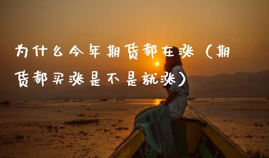 为什么今年期货都在涨（期货都买涨是不是就涨）_https://www.xmqjcw.com_期货投资_第1张