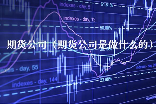期货公司（期货公司是做什么的）_https://www.xmqjcw.com_期货直播室_第1张