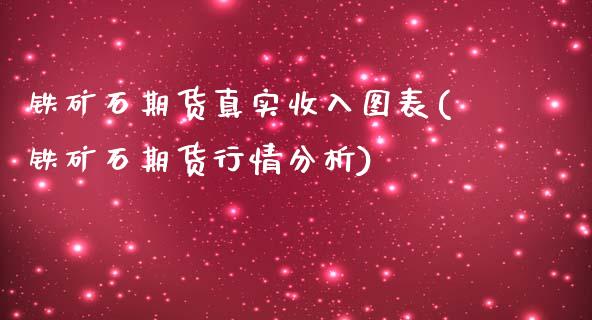 铁矿石期货真实收入图表(铁矿石期货行情分析)_https://www.xmqjcw.com_股票投资_第1张