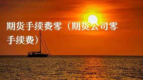 期货手续费零（期货公司零手续费）_https://www.xmqjcw.com_期货直播室_第1张
