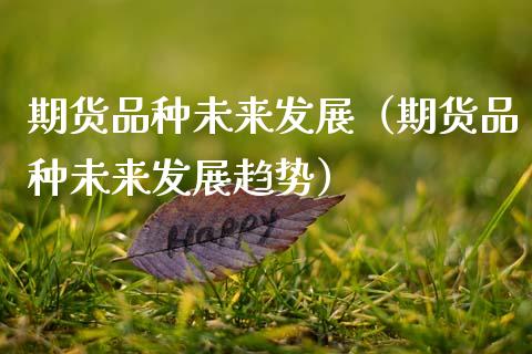 期货品种未来发展（期货品种未来发展趋势）_https://www.xmqjcw.com_期货直播室_第1张