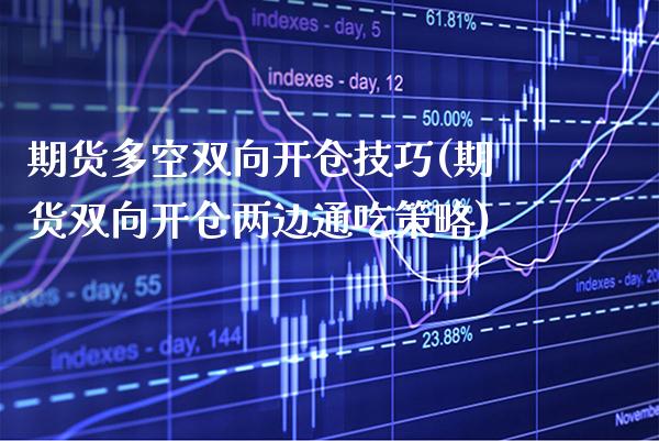 期货多空双向开仓技巧(期货双向开仓两边通吃策略)_https://www.xmqjcw.com_期货百科_第1张