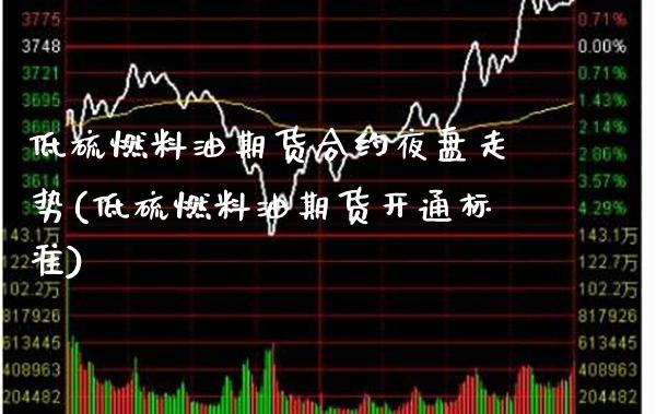 低硫燃料油期货合约夜盘走势(低硫燃料油期货开通标准)_https://www.xmqjcw.com_期货百科_第1张