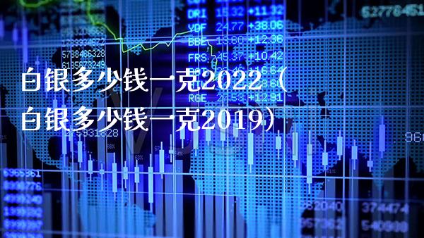 白银多少钱一克2022（白银多少钱一克2019）_https://www.xmqjcw.com_期货行情_第1张