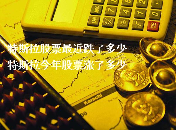 特斯拉股票最近跌了多少 特斯拉今年股票涨了多少_https://www.xmqjcw.com_股票投资_第1张